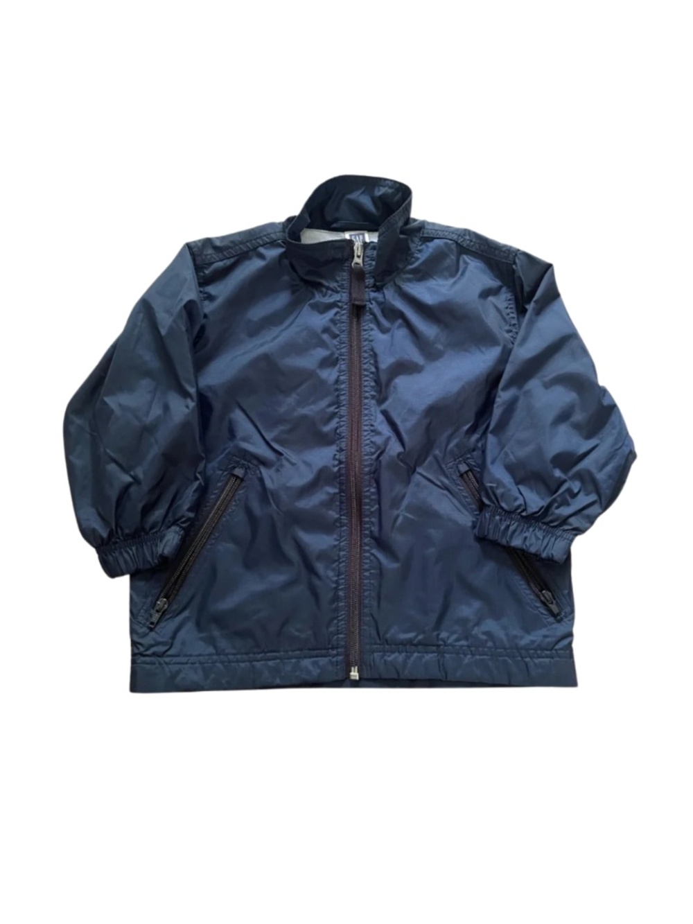 GAP Kids Navy Windbreaker Zip Jacket, Kids XXS (3T,) #0126